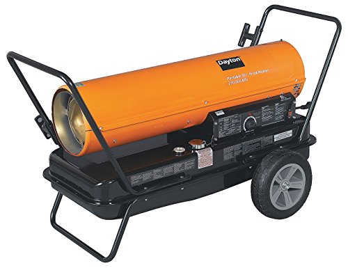 Dayton 3VE52 Oil Fired Heater, 210 K BtuH 120 V: Space Heaters: Amazon.com:  Tools u0026 Home Improvement