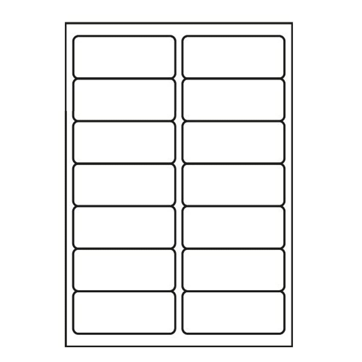 A4 Address Labels Self Adhesive Multipurpose Printer Label Compatible with Inkjet and Laser Printers A4 Sticky Sheet (14 Labels Per Sheet, 500) โ image 1