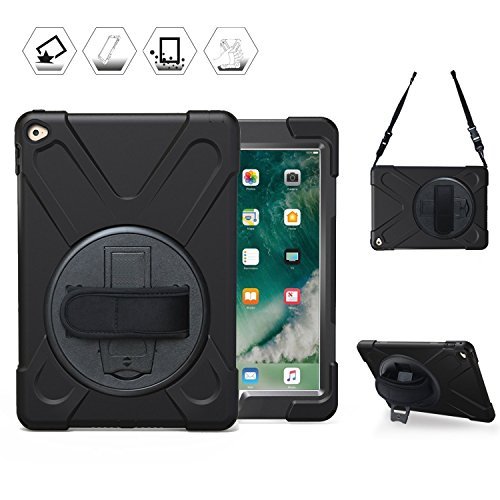 Ipad Air2 ケース 14 専用 Lively House ショルダー 肩掛け Ipad 6 シリコン 360度 回転 ハンドホルダー スタンド ストラップ 耐衝撃 防塵 丈夫 頑丈 片手 耐久 落下防止 キッズ 子供 純正 おしゃれ ハード Apple アイパッド エアー2