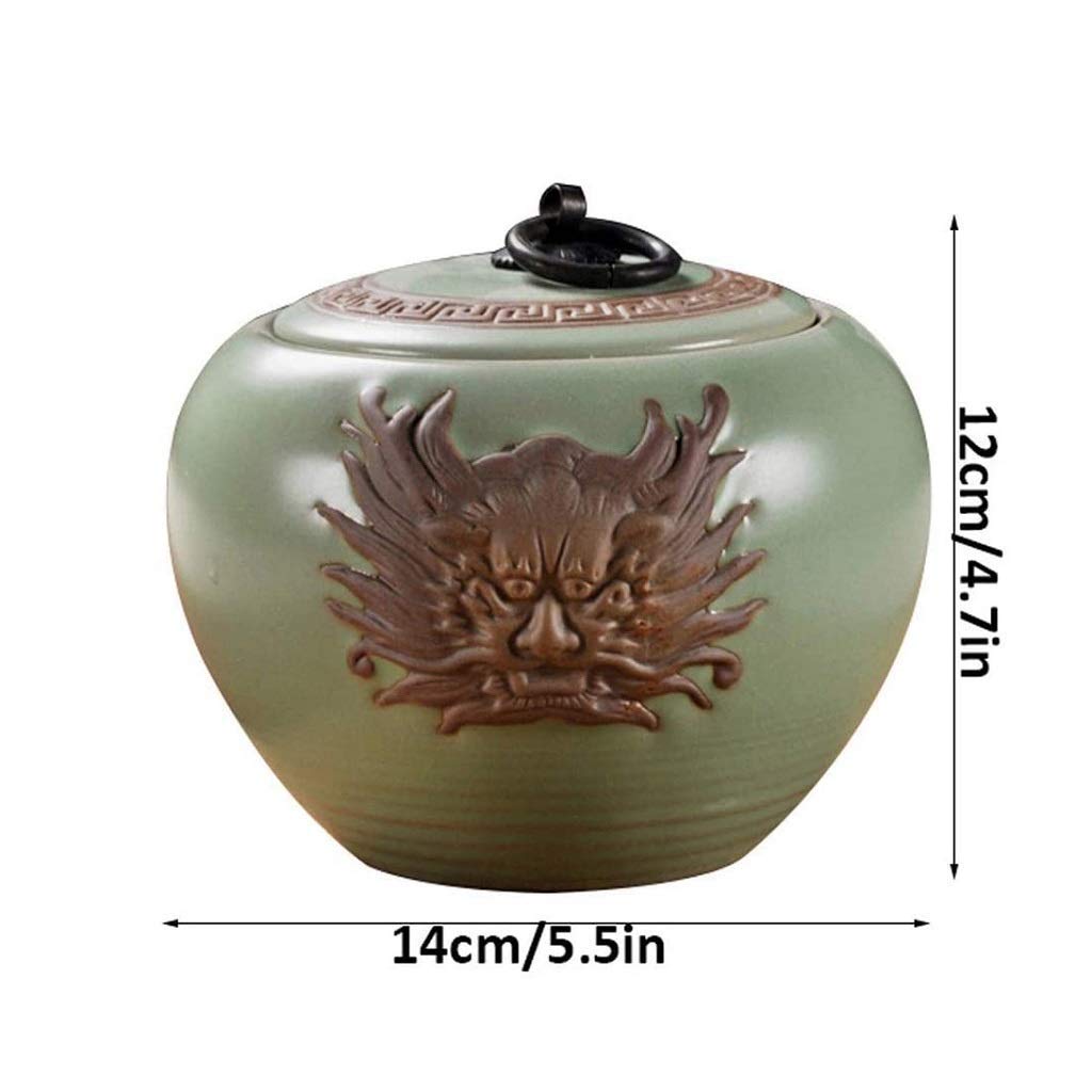 Urne di cremazione in Ceramica per Ceneri umane per Adulti, Grande Argilla Viola Cinese/urna funeraria commemorativa in Ceramica Zisha, Bare e urne Viola