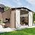 Breezestival 10x12 FT Outdoor Storage Shed with Floor Foundation & Lockable Double Doors, Heavy-Duty Galvanized Steel Outdoor Metal Shed for Bike, Tool Storage in Backyard, Patio (10’x12’, Floor Base)