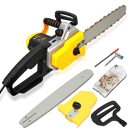 Electric Chainsaw 18-inch 15A Self-Sharpening Corded Saw