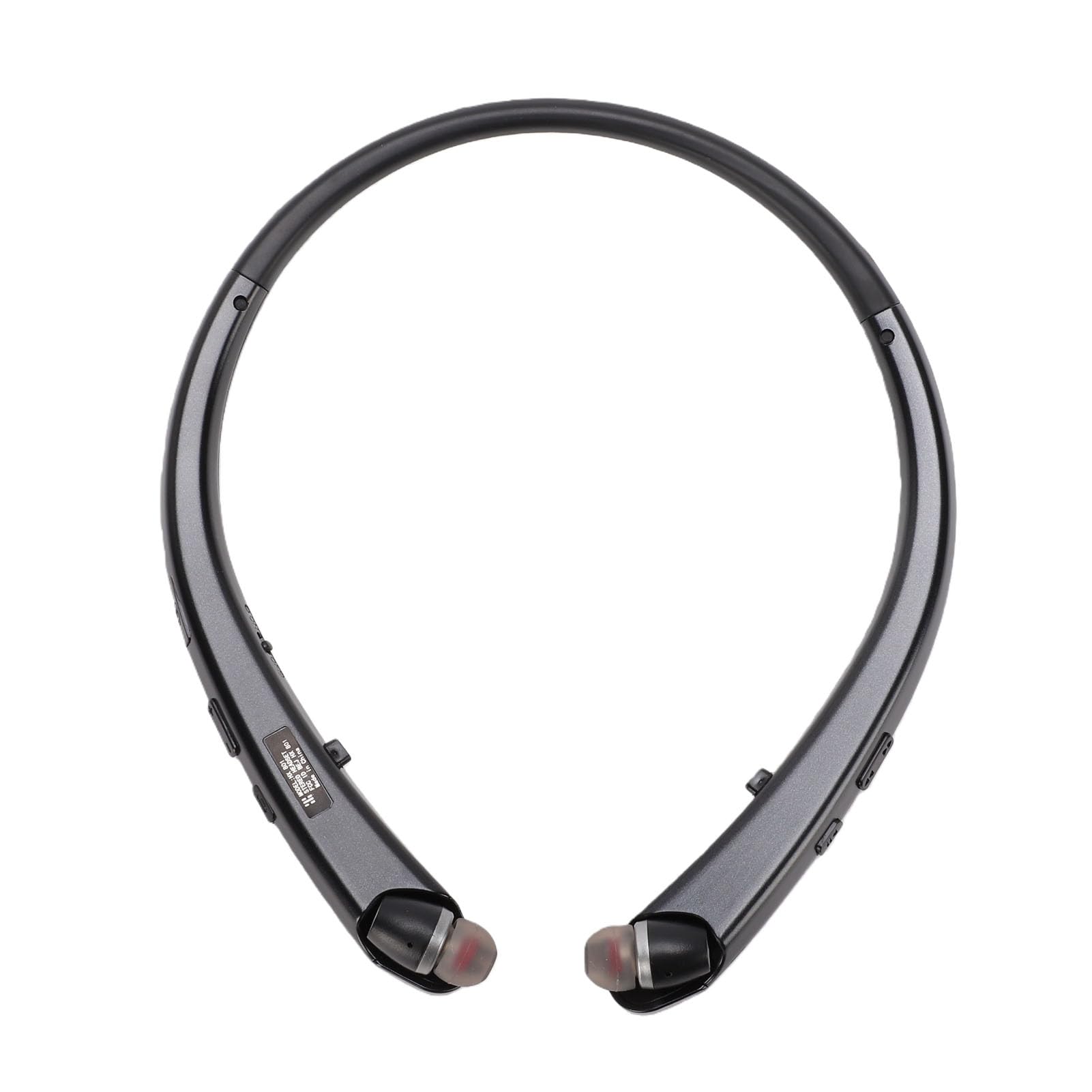 Cuffie con Archetto da Collo Resistenti Al Sudore IPX5 | Auricolari Wireless Retrattili con Microfono, Bluetooth 5.3, Batteria 24 Ore, Cancellazione del Rumore per Palestra, Corsa, Sport,