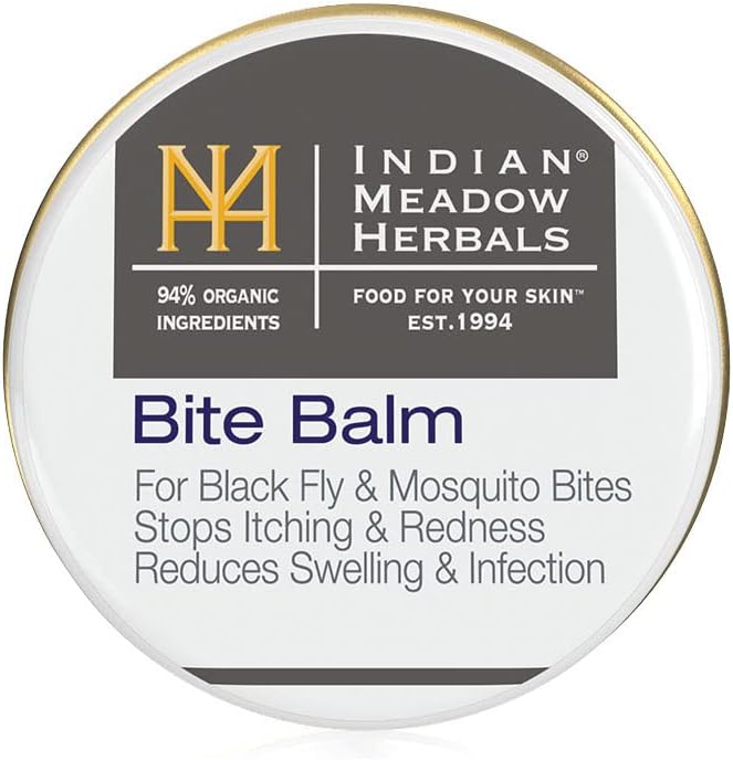 Bite Balm for Black Fly & Mosquito Bites (.25oz, 2 Pack) - Stops Itching and Redness Helps Reduce Swelling and Risk of Infection.