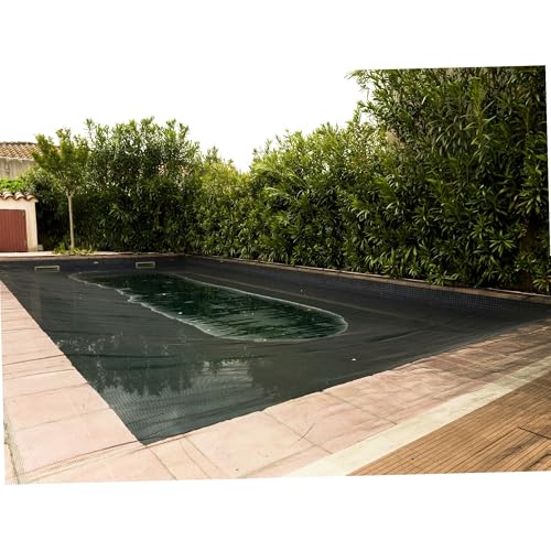 WerkaPro 10875 - Filet de Protection Piscine - Pour Piscine Rectangulaire - 6 x 12 m - Noir