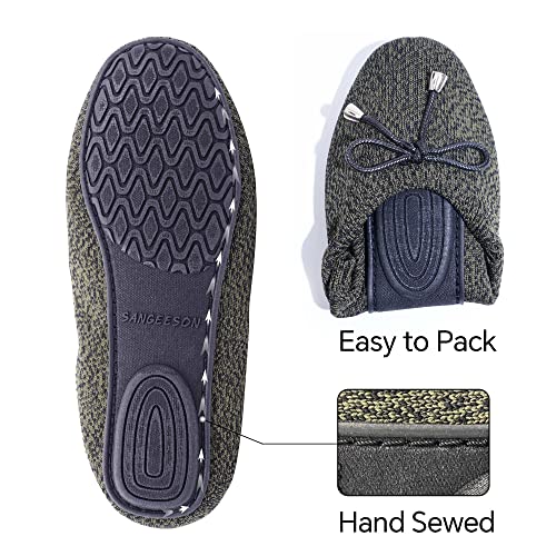 Sangeeson Women's Ballet Flats - Round Toe Slip On Comfort Dress Shoes, Black, 9 #TOP4