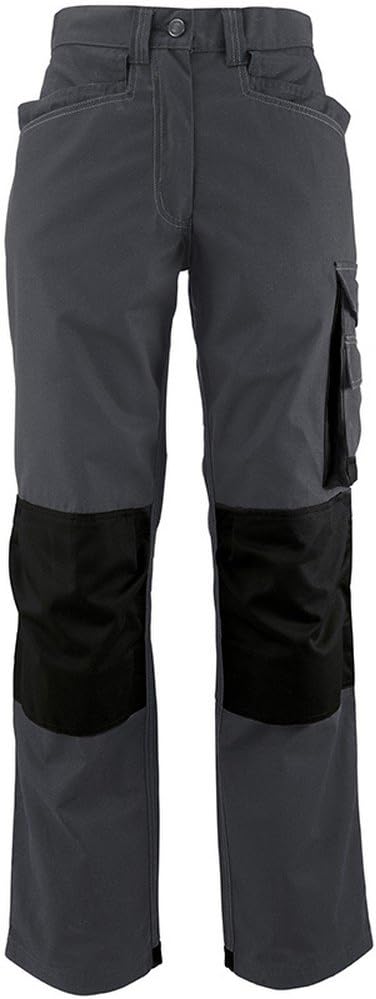 Alexandra Womens/Ladies Tungsten Holster Work Pants (12S) (Gray/Black)