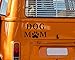 Generisch Pegatina para coche con texto en inglés "Dog Mom"