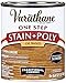 Varathane 225246H One-Step Wood Stain & Polyurethane, Quart, Traditional Cherry