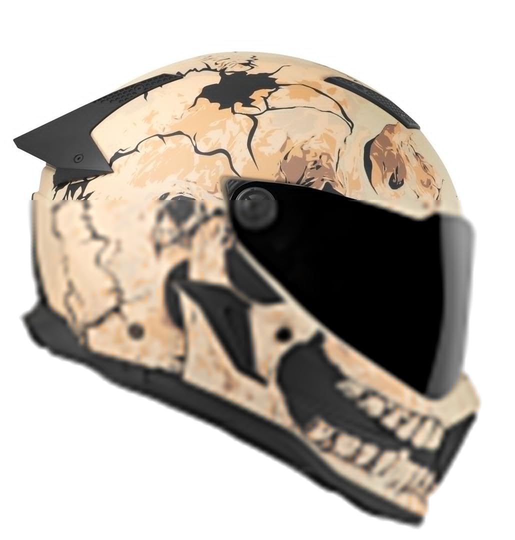 Bogotto Rapto Skull Helm, Sand, L | Beschlaghemmend