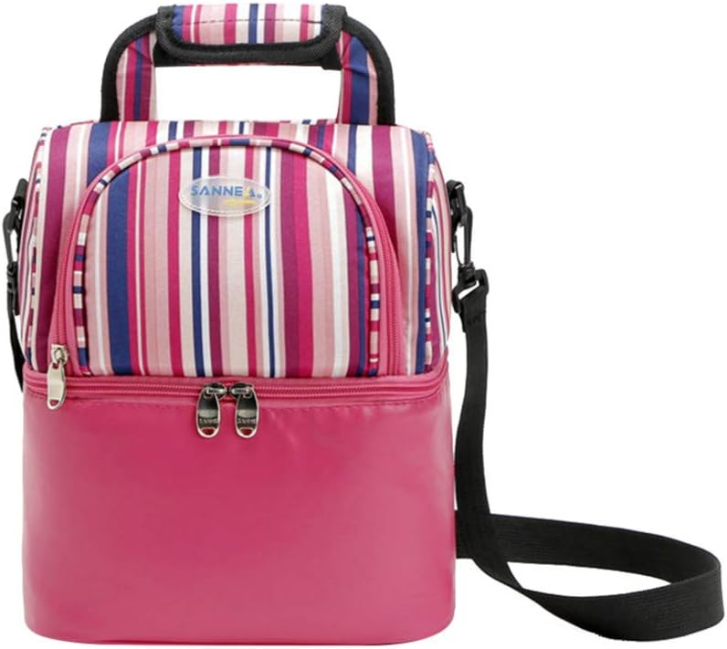 Picnic Baskets Small Picnic Basket Lunch Tote Two Layer Cooler Backpack Outdoor Picnic Bag for Grocery Kayak Camping Hiking