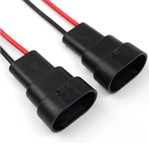 Miniatura 2 de BlyilyB Paquete de 4 adaptadores de cableado 9005 9006 HB3 HB4 macho para faros antiniebla