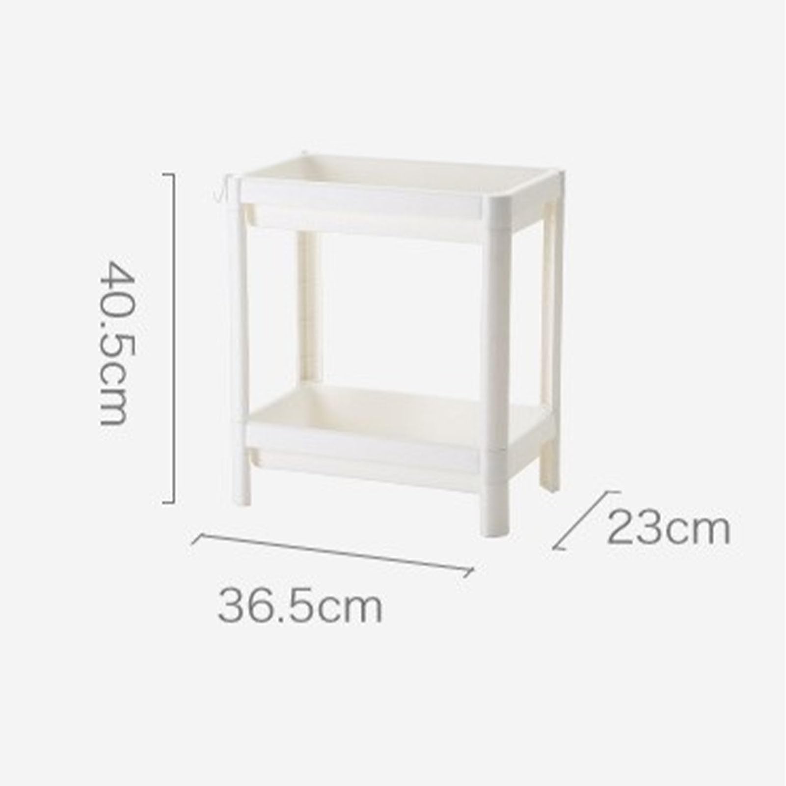 Estantería de suelo de baño de 2 niveles, estante de suelo con agujero de drenaje, multifuncional, estable, poco espacio, estante de pie para cuarto de baño, cocina