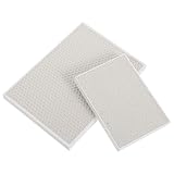 jojofuny 2pcs Plaques à Souder en Quartz Nid D'abeille pour Bijoux Bloc Résistant la Chaleur pour Soudure de Métal et Réparation de Bijoux
