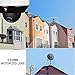 Real HD 6MP Mini PTZ Dome PoE IP Camera Outdoor with Pan Tilt, 3X Zoom, 2.8-8mm Motorized Varifocal Lens, H.265, IP66, NVR or Windows PC Required, NDAA Compliant