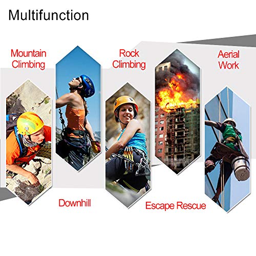 image for ayamaya 30kn Climbing Carabiner Aluminum Locking Carabiner D Shape Scr