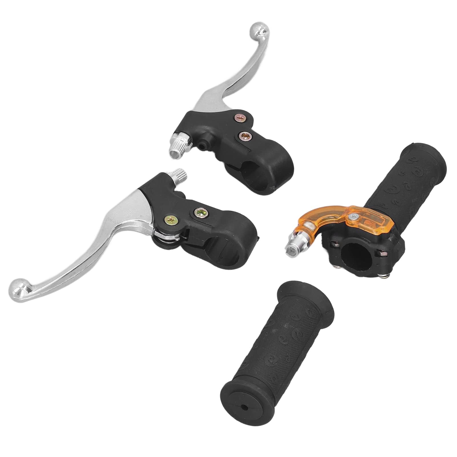 HERCHR Leve Freno Kit Maniglie Acceleratore, 22mm Antiscivolo Sinistra Destra Manopole Acceleratore Leve Freno Set Per Motociclette 47cc 49cc 2 Tempi Dirt Bike ATV