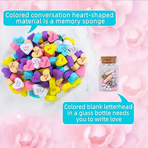 Conversation Hearts rellenos para jarrones vacíos y sosos en casa 6