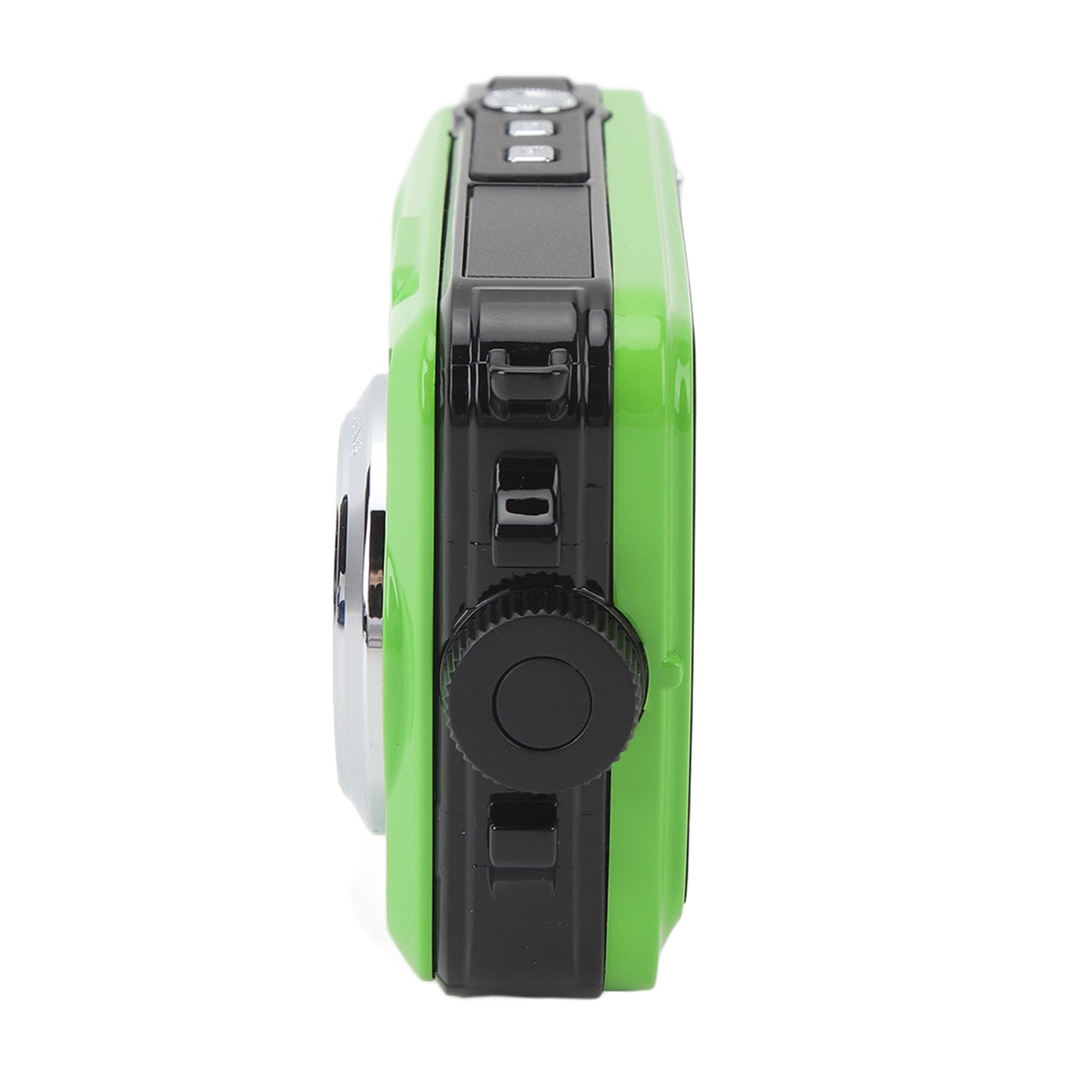 Appareil Photo Numérique Étanche Jectse, HD 48MP 2,7K 16X Zoom Numérique 10 Pieds Caméra Sous-Marine avec Selfie HD Double Écran, Appareil Photo Portable Vert USB Étanche