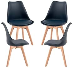 Regalos Miguel - Packs Sillas Comedor - Pack 4 Sillas Synk Basic - Azul Oscuro