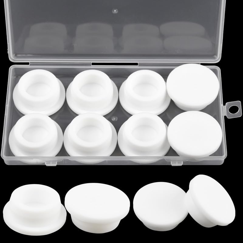 8 Pcs 29 mm/1.15 in Silicone Rubber Plug for 28 mm Round Holes
