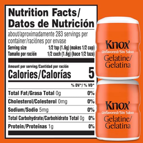Image of Knox Unflavored Gelatin, 2 Ct Pack, 16 Oz Canisters