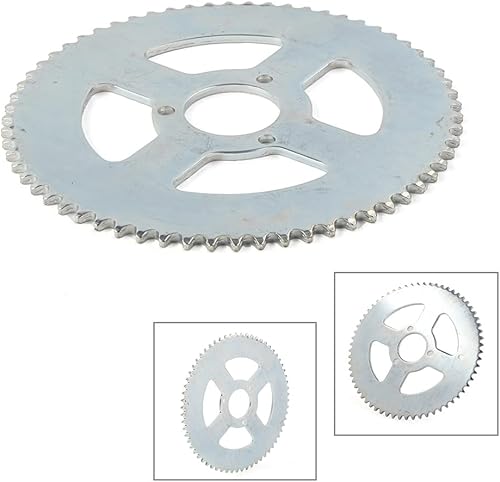 Miniatura 5 de GZYF 64T T8F 1.378 in Piñón de cadena trasera de acero inoxidable para 47cc 49cc Mini Moto ATV Quad Pocket Bike Scooter