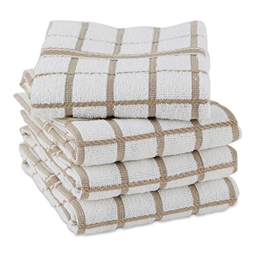 Dii CAMZ11923 Basic Terry Collection Windowpane Dishtowel Set thumb #5