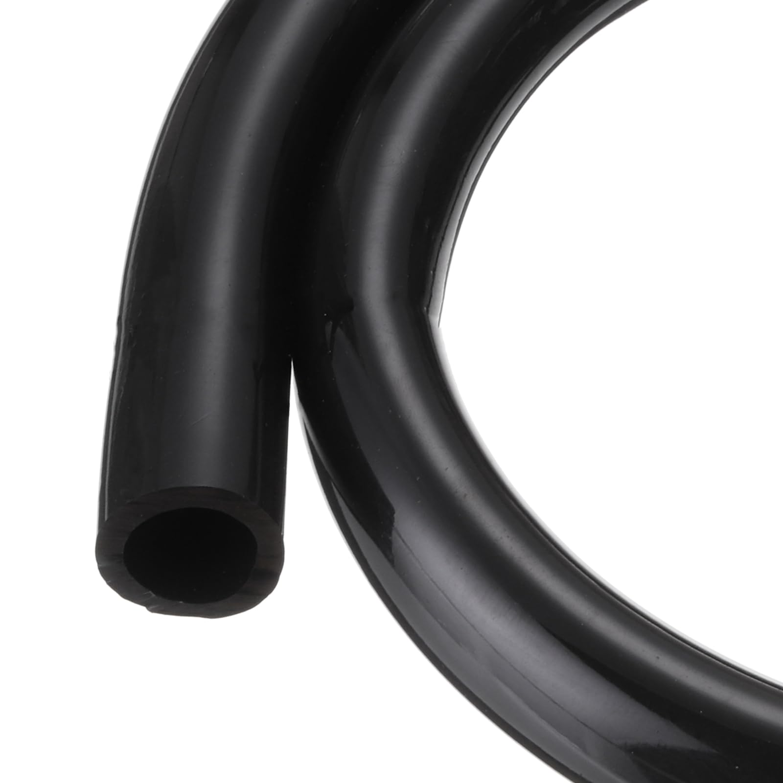 Rebower 3/4" x 10.8" Black Plastic PVC Tubing 3.3ft Flexible Vinyl Tube, [for Garden Irrigation, Water Hose, Fish Tank, Aquarium] - 19mm x 27.5mm