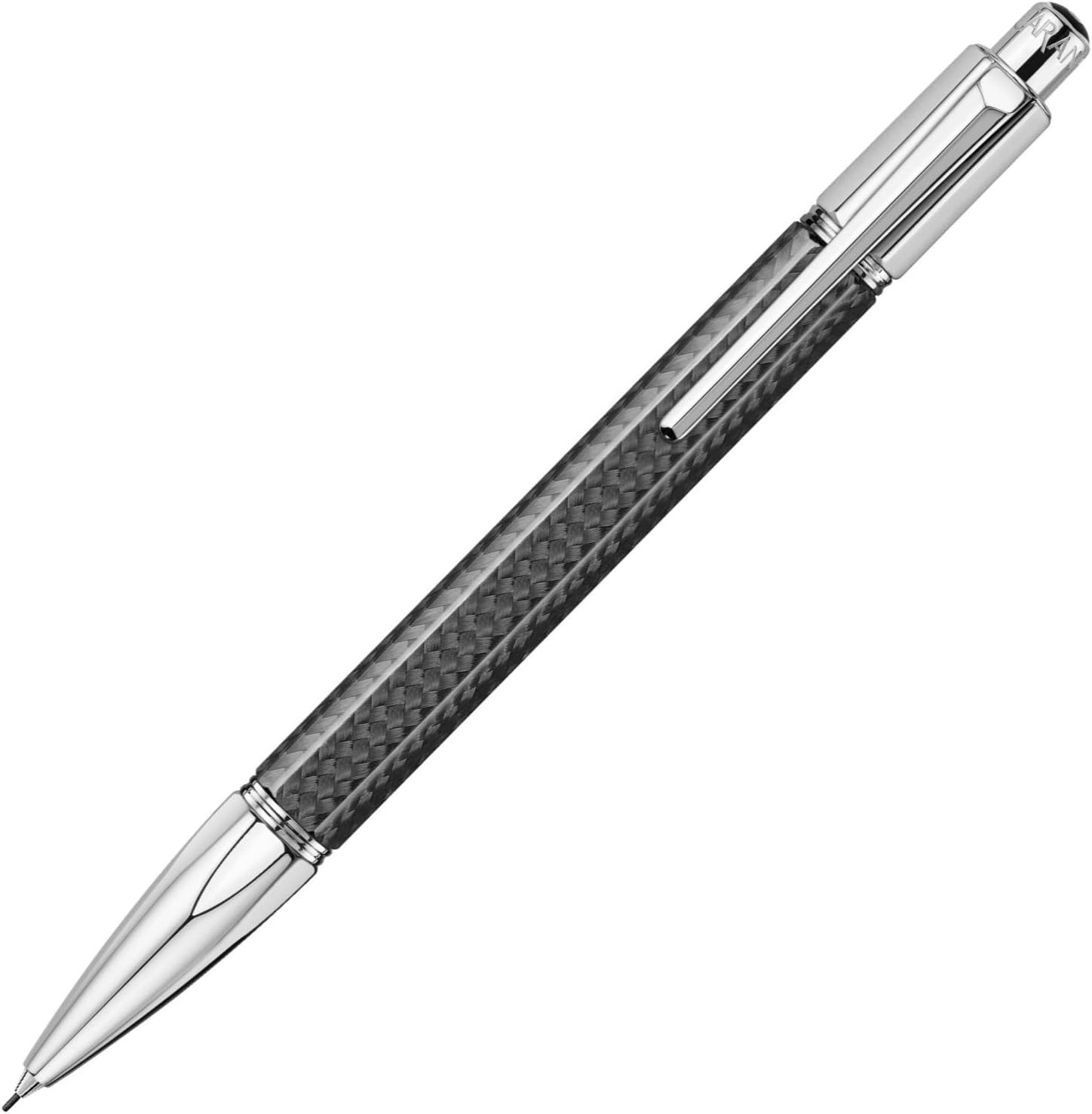Caran d'Ache Varius Silver Plated Ivanhoe Mechanical Pencil - Black
