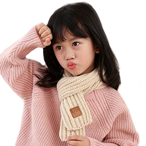 Jovono Kids Winter Scarf Knit Warm Scarves Neck Warmer Scarfs for Boys and Girls