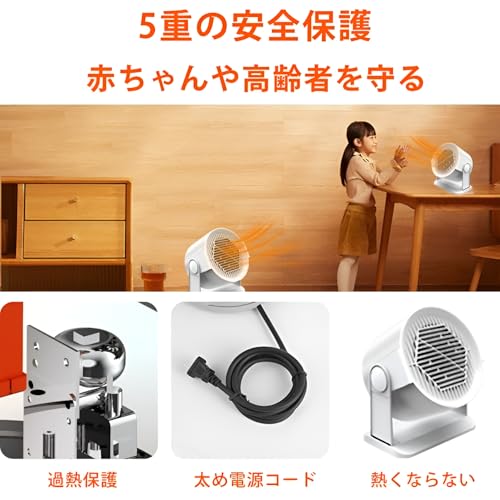 Mokcoliy セラミックヒーター 2025年新型 400W の商品画像 6