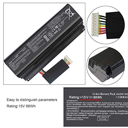A42N1403 Battery For Gfx71Jy 17.3" Gfx71Jy4710 G751 G751J G751Jt G751Jy G751Jl G751Jm Gfx71Jy Gfx71Jy4710 Gfx71Jy4710 G751J-Bhi7T25 G751Jl-Bsi7T28 #TOP3