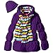 Pink Platinum Girls' Puffer Coat with Stripe Scarf and Hat