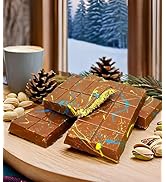 Luxury Dubai Chocolate Bar Pistachio, Viral Knafeh Chocolate Bar with Pistachio Cream and Kataifi...