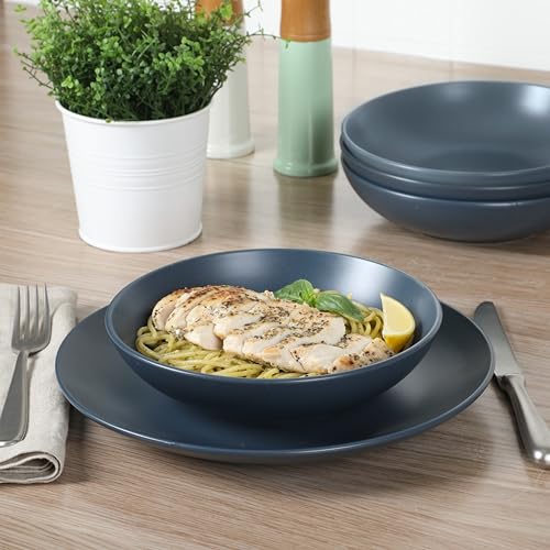 image for Gibson Home Queenslane 16 Piece Double Bowl Plates and Bowls Dinnerwar