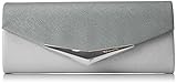 Tamaris Clutch Tamara Tamaris Damen Tamara Clutch Bag, Silber (Silver), 5x11x26 cm