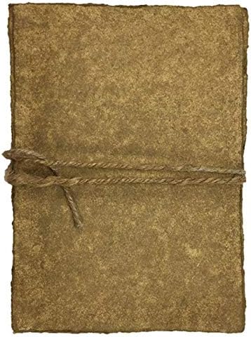 Habiller Vintage Antique Deckle Edge Loose Leaf Sheets for Writing Calligraphy, Printing, Scrapbook Crafts, Map, Certificate, Invitation (Pack of 50 Sheets) (HPDV-502-8x10-50)