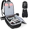 SDYSM Camera Bag Backpack Professional for DSLR SLR Mirrorless Camera Waterproof Laptop Back Pack 14 Inch with Rain Cover Anti Theft Travel Case Large Capacity Photography Backpack Black