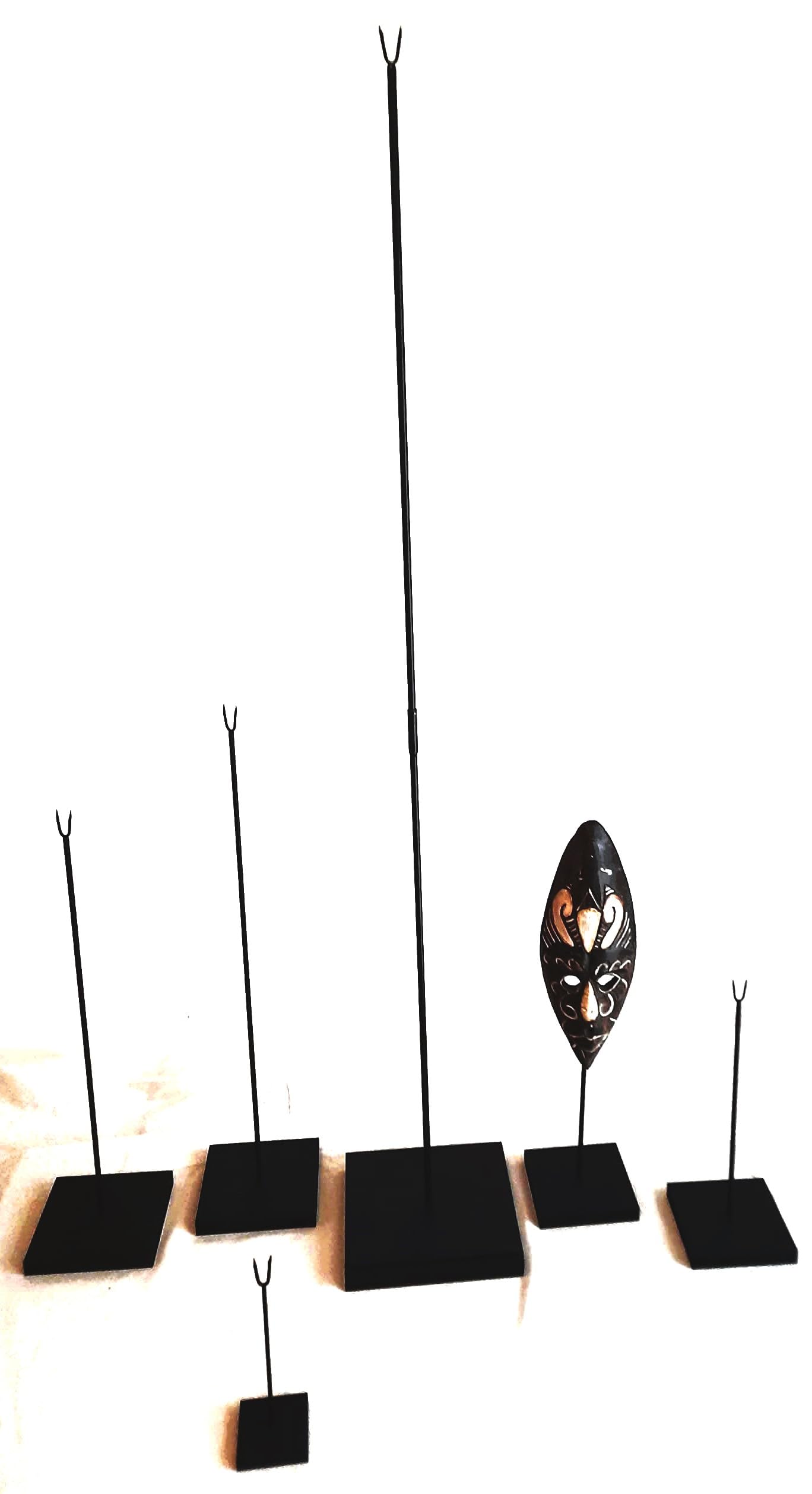 Piedistallo per maschera, supporto, espositore, 5 altezze a scelta, adatto a tutti i tipi di maschere (52)