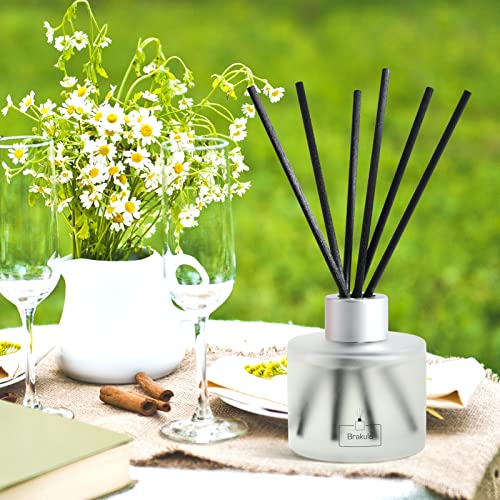 Brakula Reed Diffuser Set - Lavender Scented Essential Oil Includes 8 Sticks, Bathroom Bedroom Home Office Decor, 3.4 Oz/100 Ml #TOP3