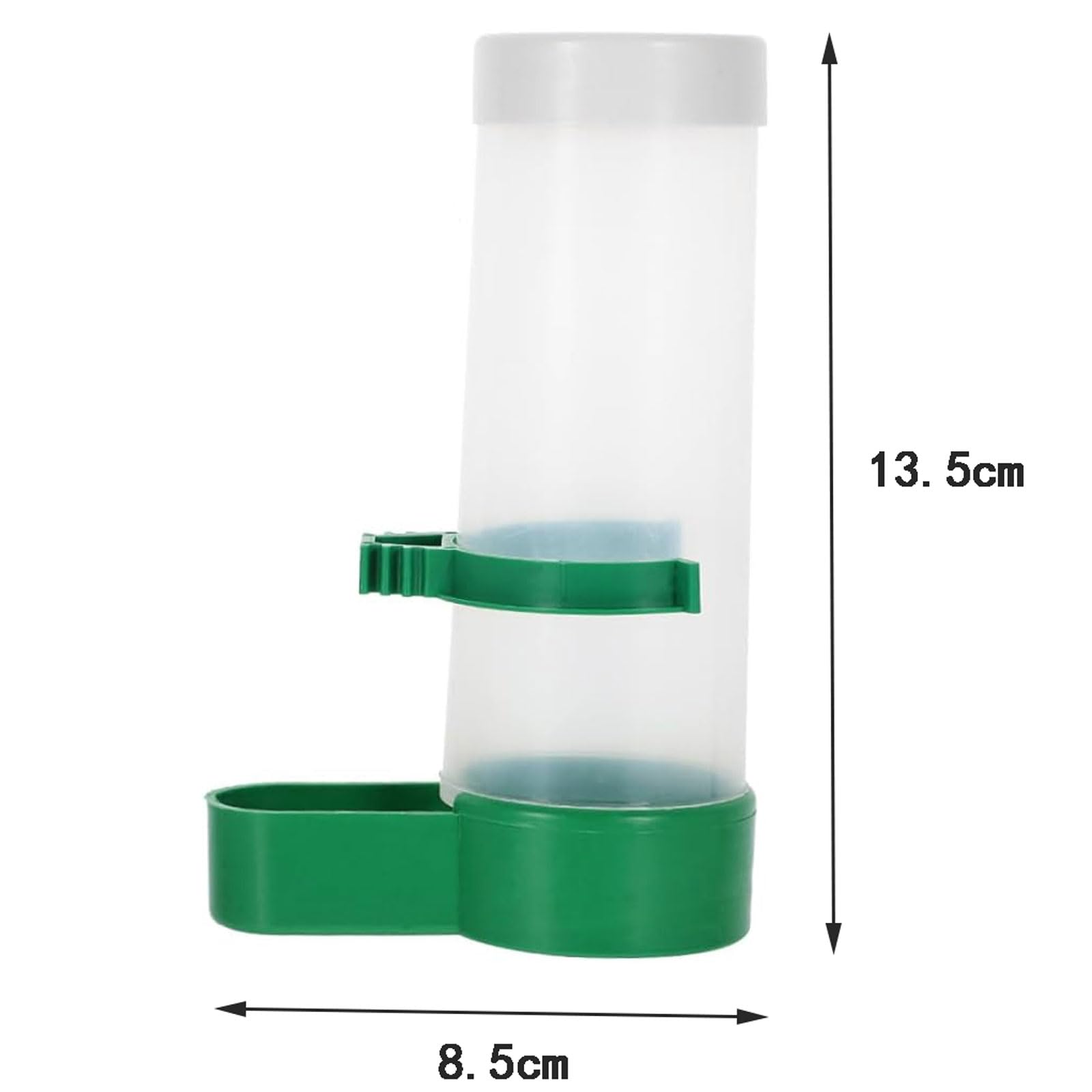 Mangiatoia per Uccelli Automatica da 2 Pezzi Mangiatoie per Uccelli Trasparenti Anti-fuoriuscita Mangiatoie per Uccelli