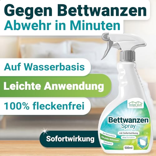 Bettwanzenspray Homebugprotect 500ml für effektive Bekämpfung von Bettwanzen
