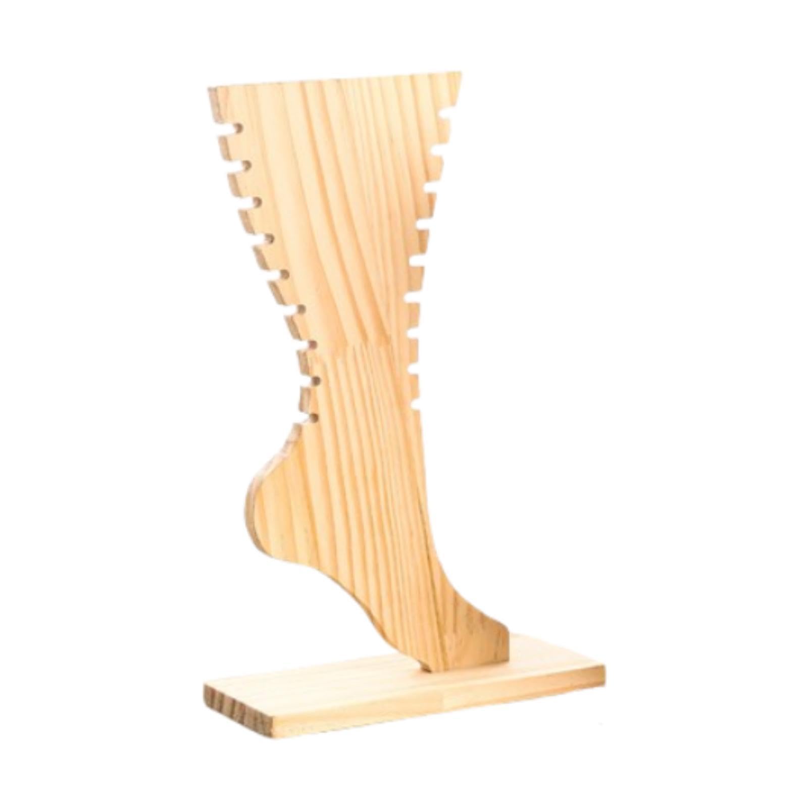 Panneau d'affichage de colliers en bois noble pour vitrine haut de gamme