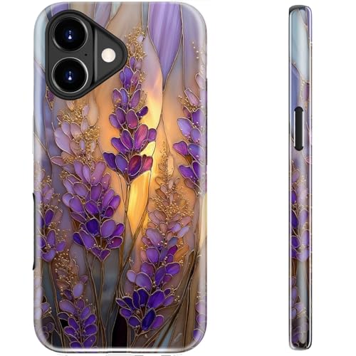 Coque iPhone 17 mignonne et tendance pour femme au style vitrail