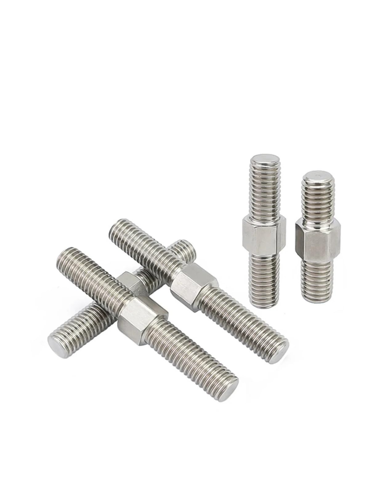 Perno Verticale A2 Perno Filettato Doppio In Acciaio Inox - Foto 9