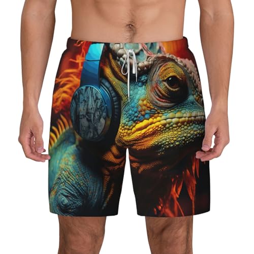 Pantalones cortos de natación para hombre de surf casual transpirables