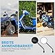 Universal E9-Geprüft Motorrad Spiegel, Motorrad Rückspiegel 360° Drehbar, Runde MotorradSpiegel für Scooter, ATV, Quad, Roller, Moped 2 Stück