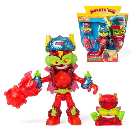 SUPERTHINGS KAZOOM Power Mission – Kazoom Kids. Figura articulada de Kid Fury de la Serie de TV “SuperThings Kazoom Power”. Contiene 1 Kazoom Kid, 1 SuperThings Exclusivo, 1 Accesorio