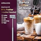 Andrew James 5-in-1 Hand Blender Set, 1000W Immersion Blender, 8-Speed Turbo Boost, 750ml Beaker, 860ml Chopper, Electric Whisk, Milk Frother, Potato Masher, Food Processor Stick Blender - Image 6